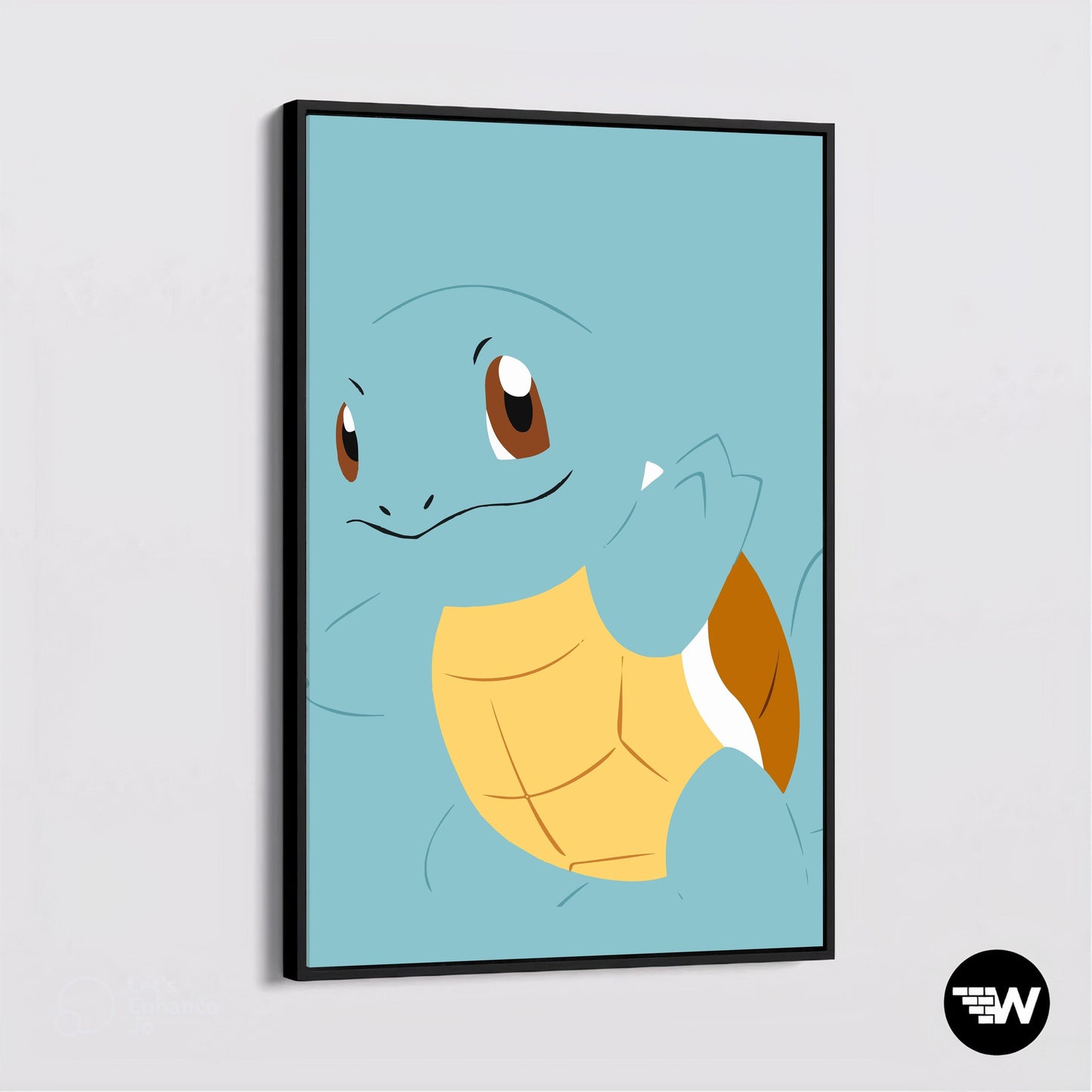 Teal Squirtle - Poster