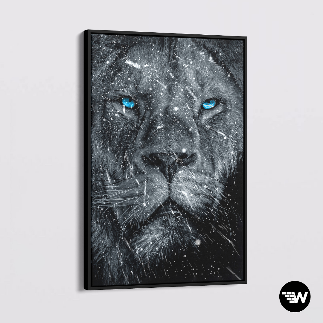 Snow Lion - Canvas