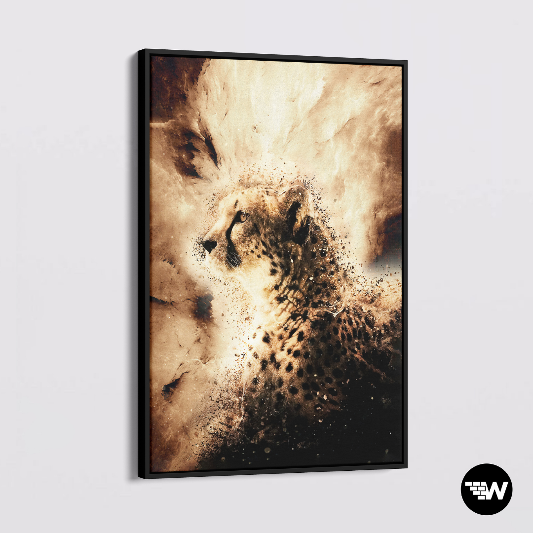 Cheetah Dust - Canvas