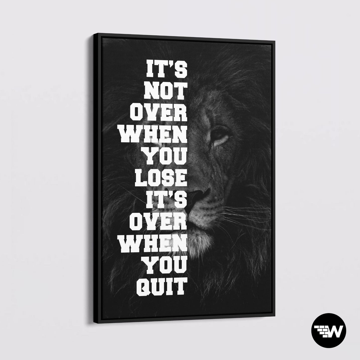 DON'T QUIT LION - Canvas