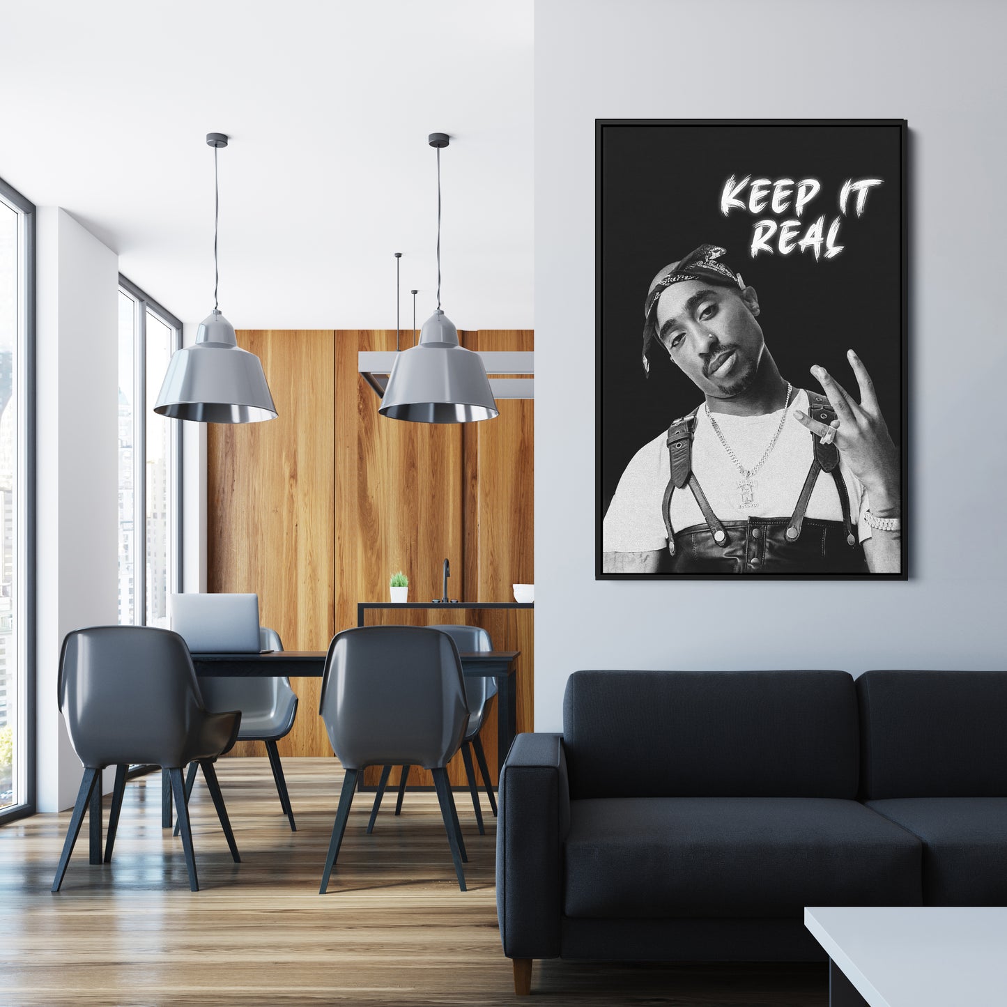 Tupac - Keep It Real - Canvas