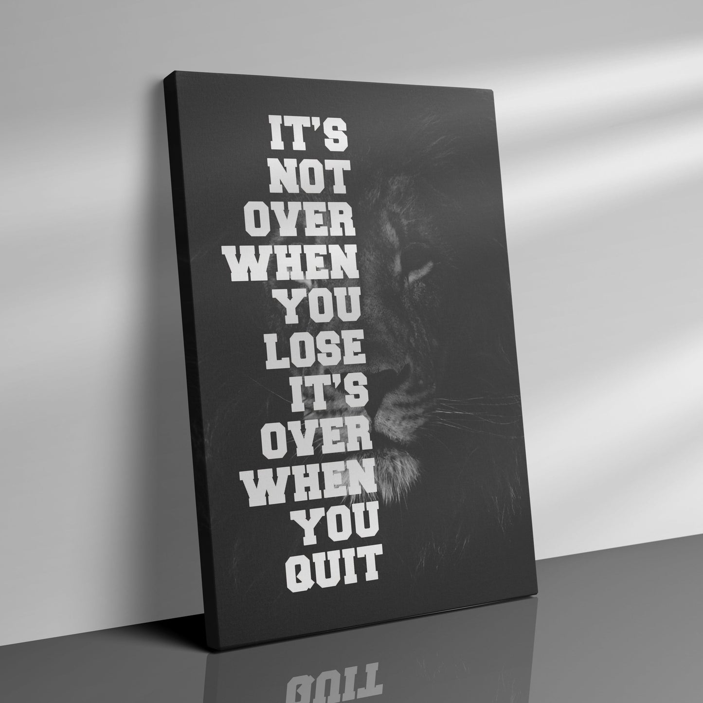 DON'T QUIT LION - Poster