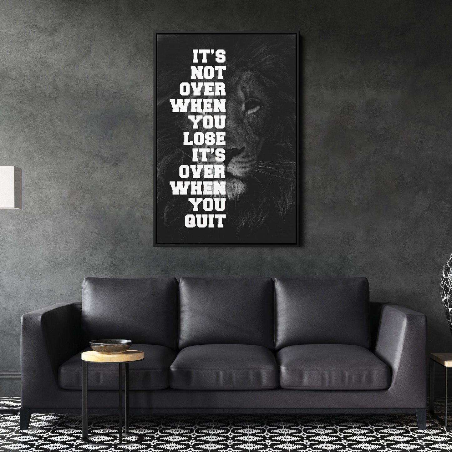 DON'T QUIT LION - Canvas