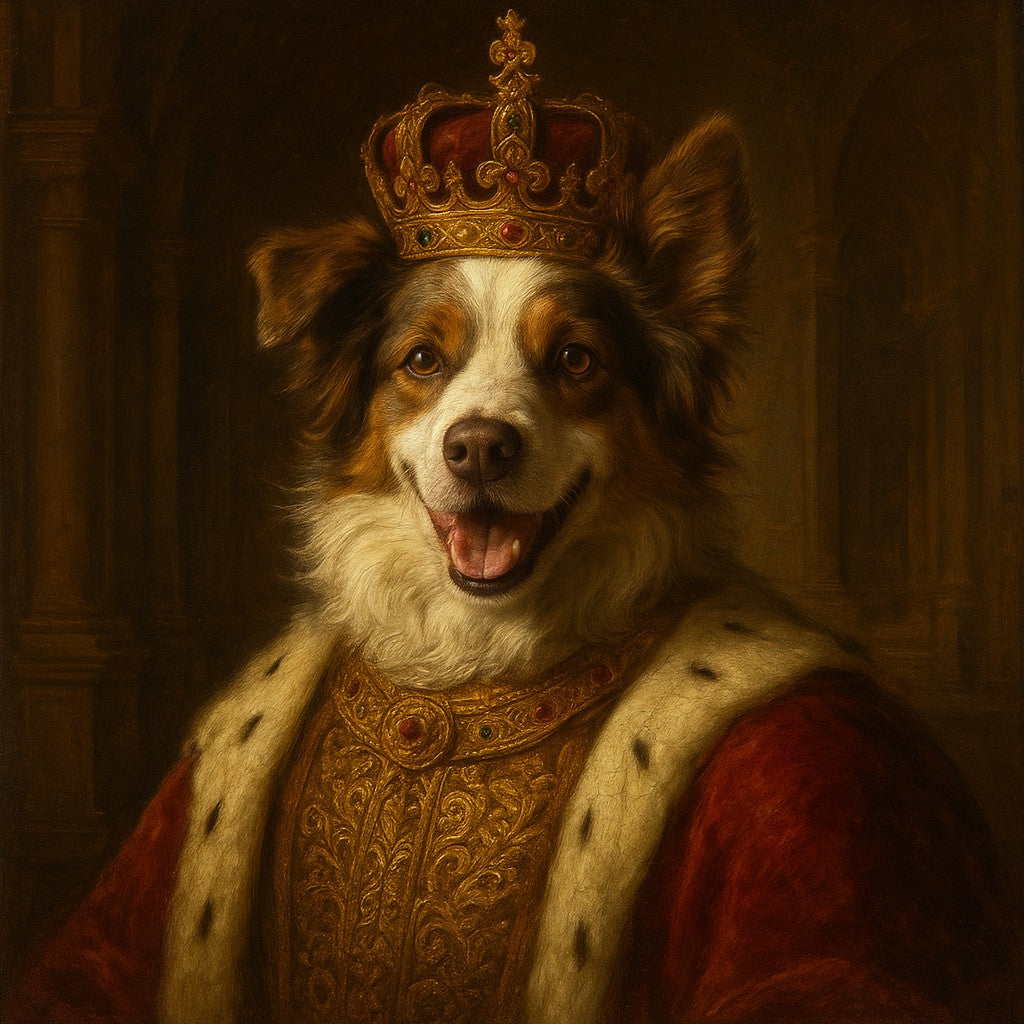 Voorbeeld: huisdierportret - koninklijke stijl