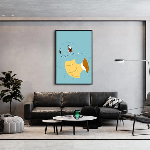 Teal Squirtle  - Poster