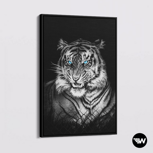 Hungry Lion - Canvas