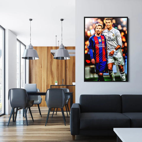 Ronaldo & Messi - Soccer - Poster