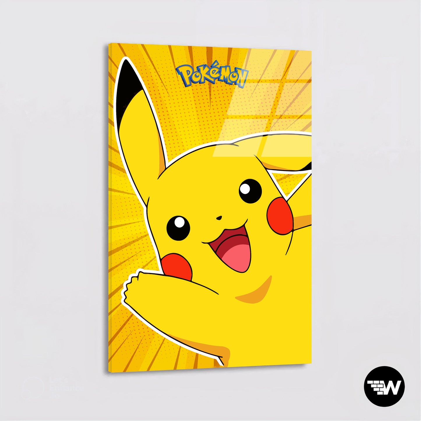 Pikachu - Pokemon - Glass