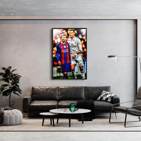 Ronaldo & Messi - Soccer - Poster