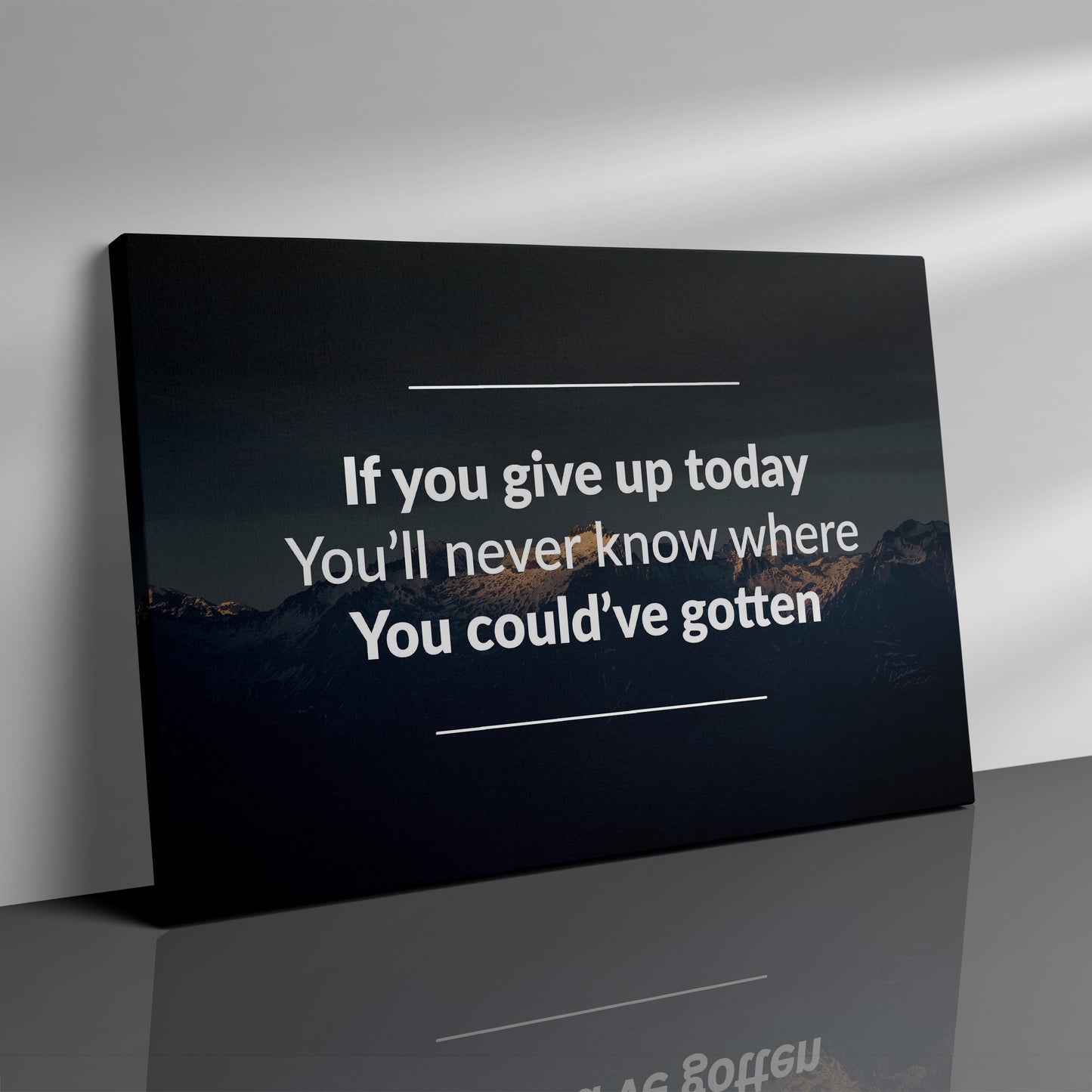 Don't Give Up - Canvas