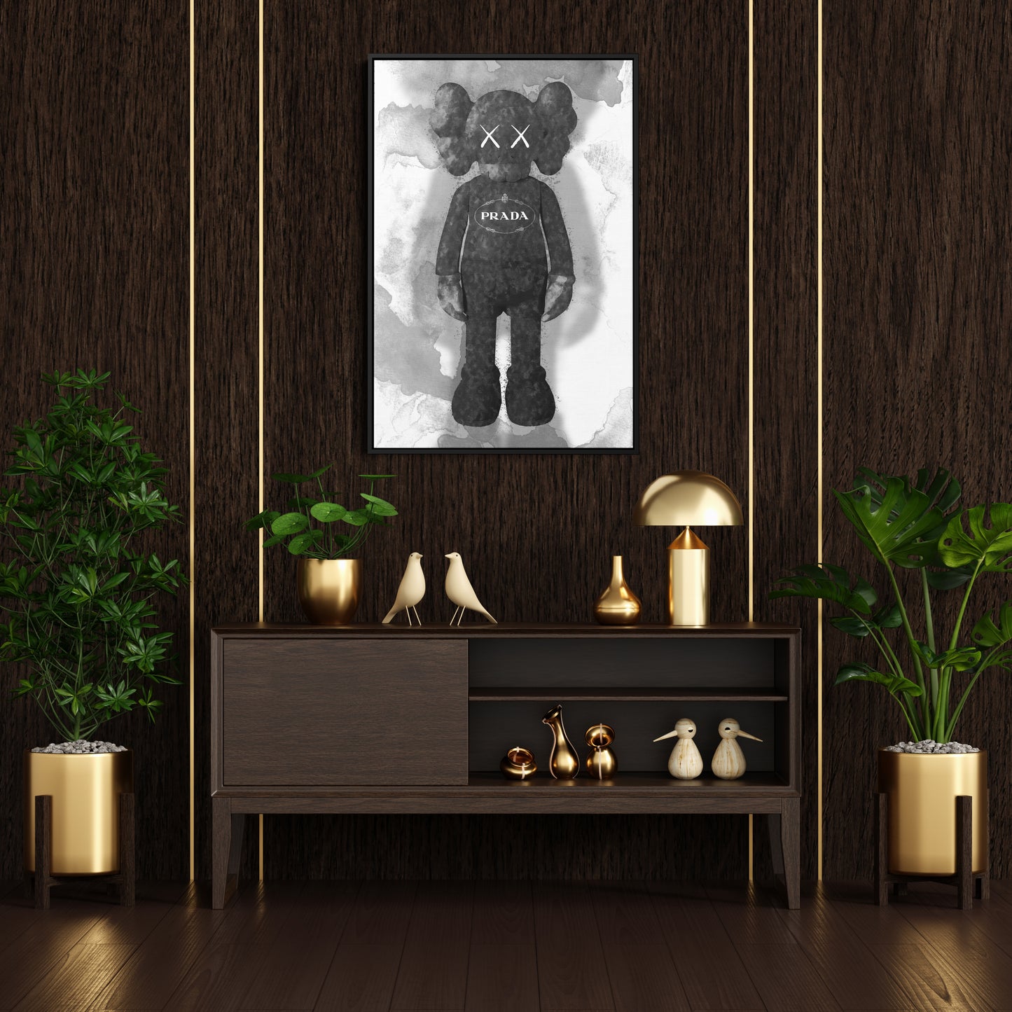 BEARBRICK - BLACK VIP