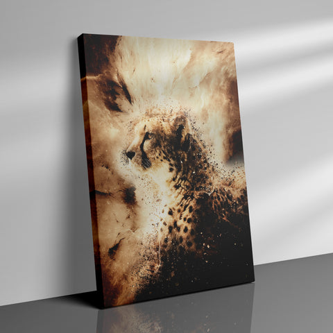 Cheetah Dust - Canvas
