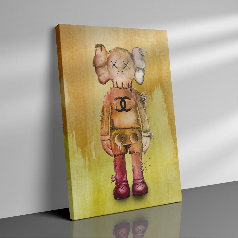BEARBRICK - YELLOW VIP