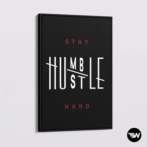 Hustle & Humble - Canvas