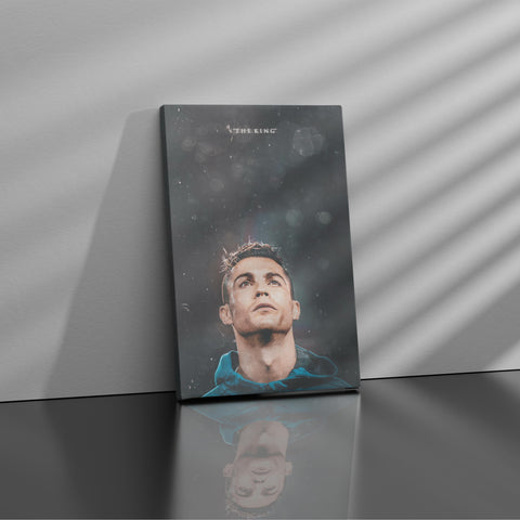 Cristiano Ronaldo 'The King' - Soccer - Canvas