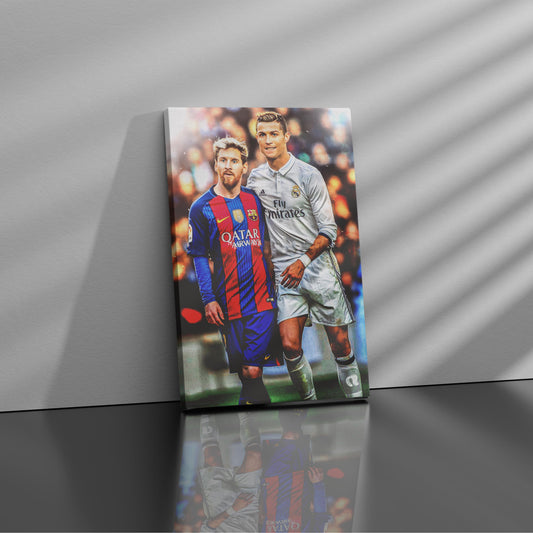 Ronaldo & Messi - Soccer - Canvas