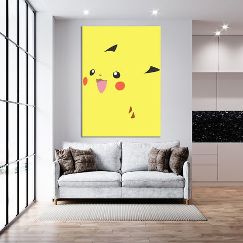 Yellow Pikachu - Pokemon - Canvas