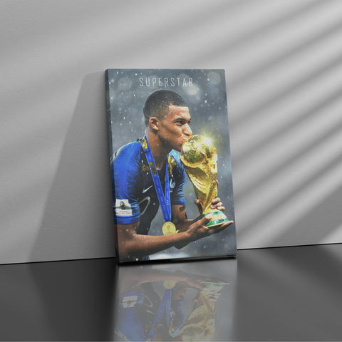 Mbappe's Golden Moment - Soccer - Canvas