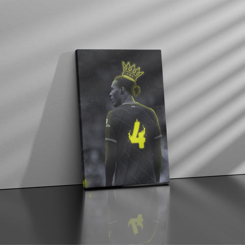 Van Dijk Crowned - Soccer - Canvas