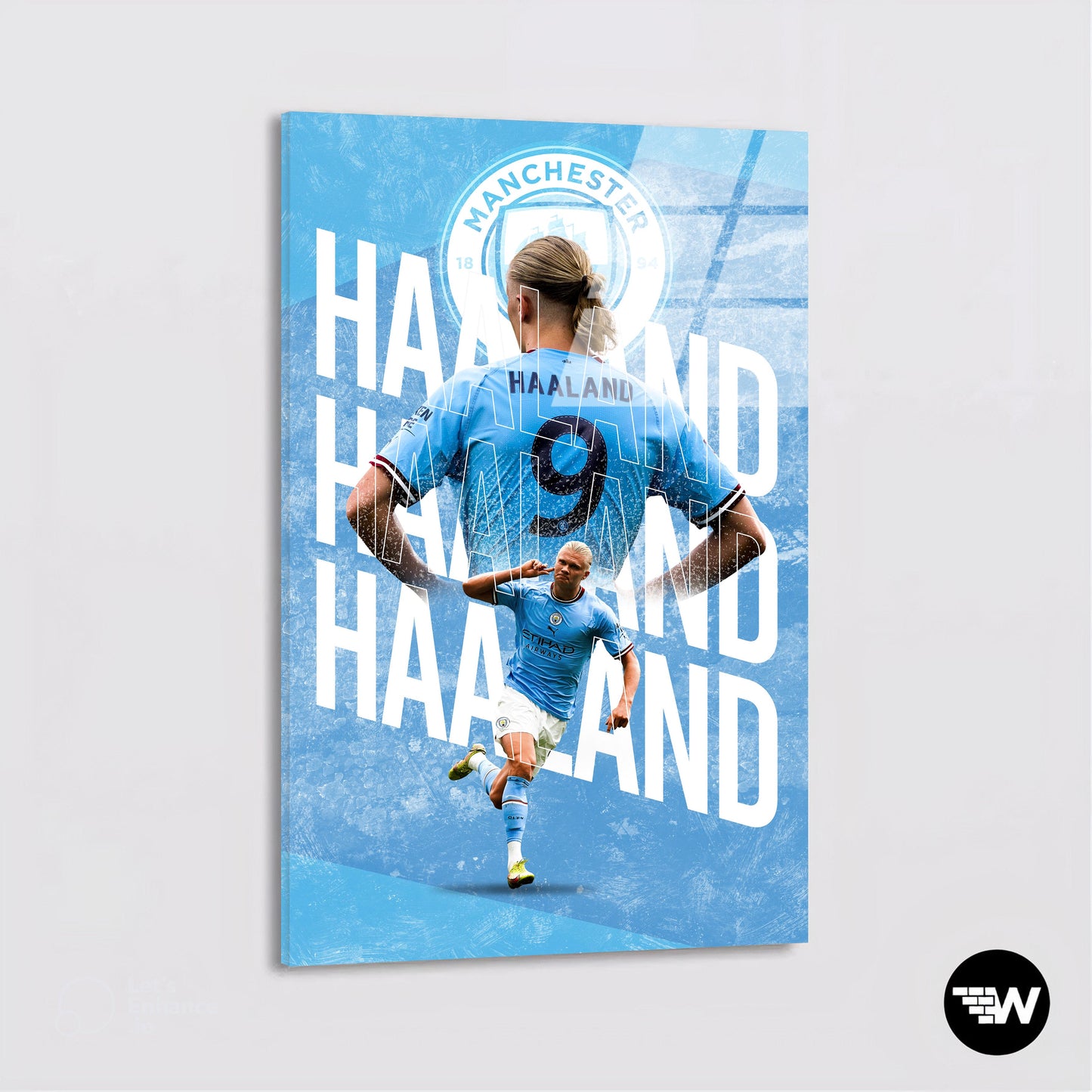 Haaland's Signature Run - Soccer - Glass