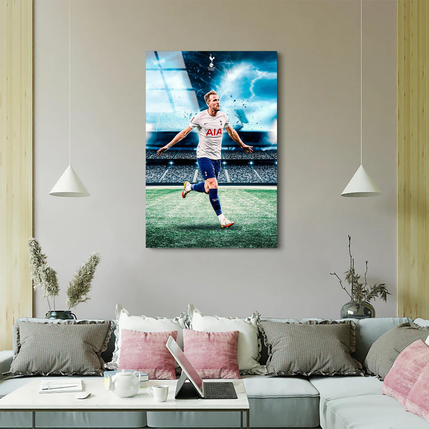 Harry Kane Hurricane Run - Soccer - Glass