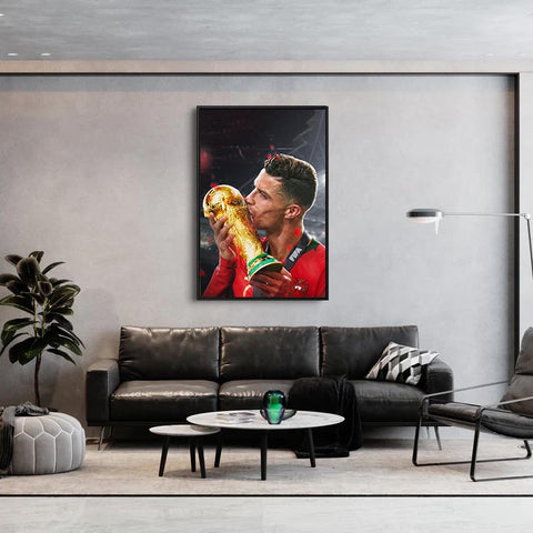 Ronaldo World Cup Victory - Soccer - Poster