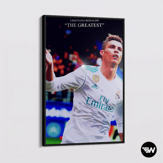 Cristiano Ronaldo 'The Greatest' - Soccer - Poster