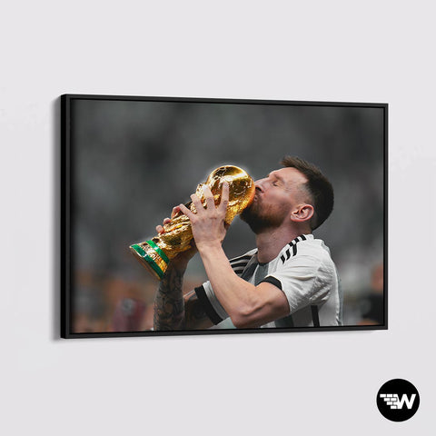 Messi's World Cup Triumph - Soccer - Poster