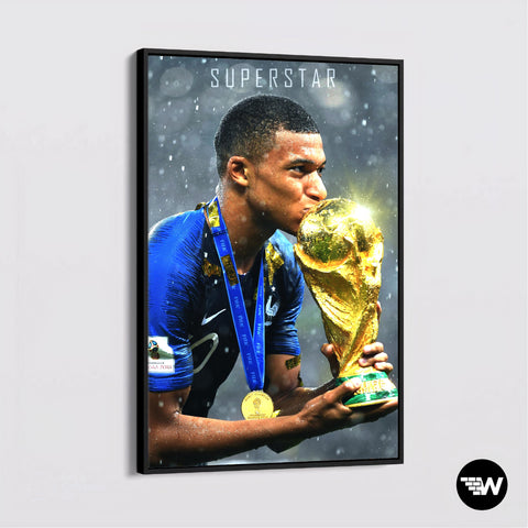 Mbappe's Golden Moment - Soccer - Poster