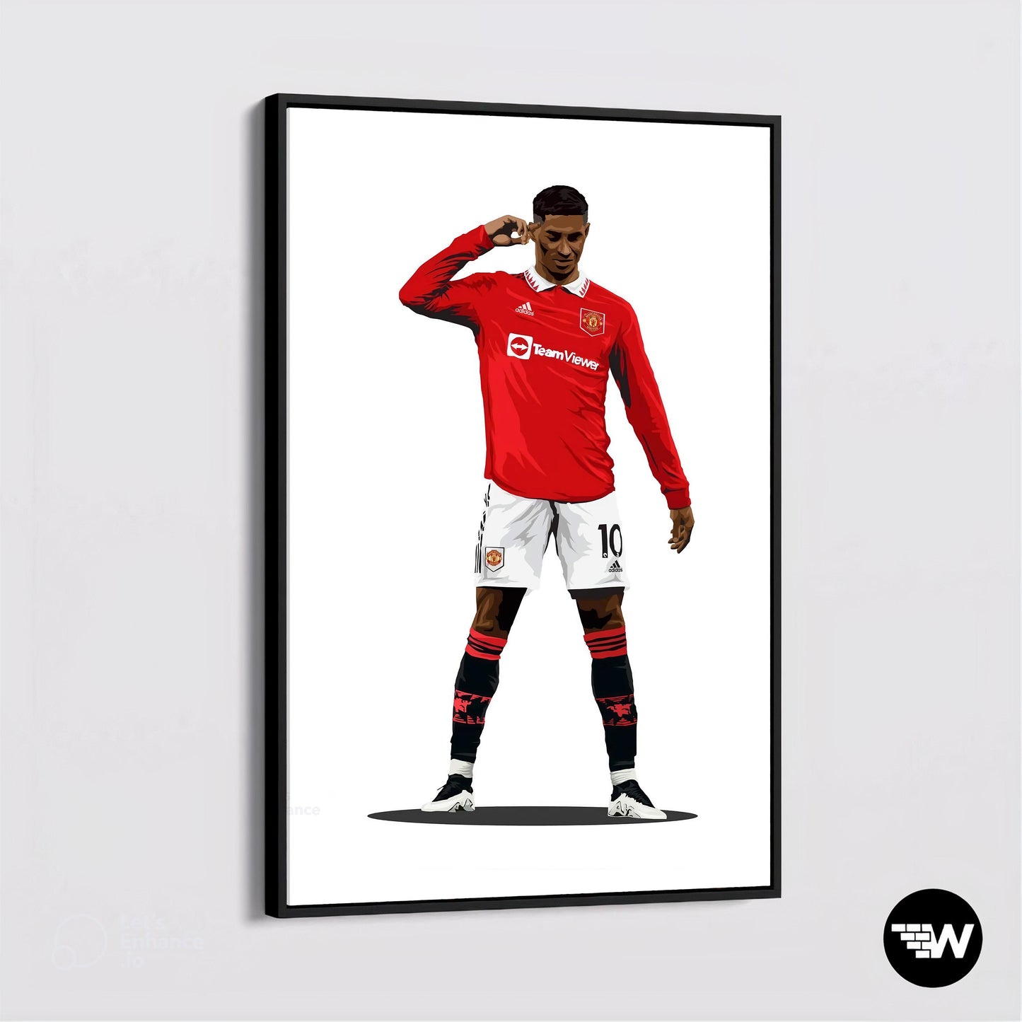 Rashford's Pensive Pose - Soccer - Poster